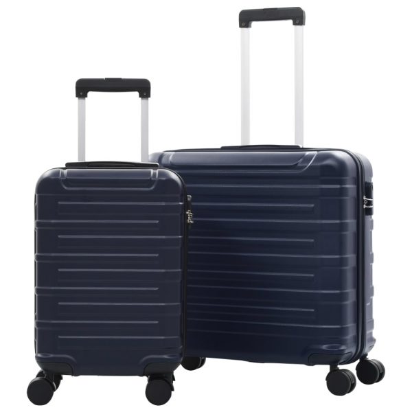 2-dijelni set čvrstih kovčega modri ABS