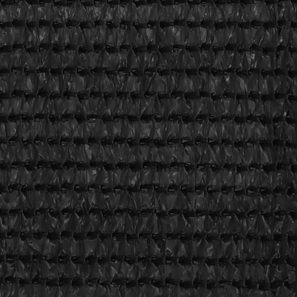 Balkonski zastor crni 90 x 600 cm HDPE
