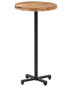Barski stol okrugli Ø 60 x 110 cm od masivnog bagremovog drva