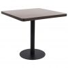 Bistro stol tamnosmeđi 80 x 80 cm MDF
