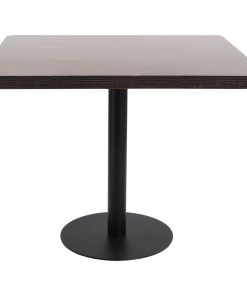 Bistro stol tamnosmeđi 80 x 80 cm MDF