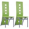 Blagovaonske stolice od umjetne kože 2 kom zelene