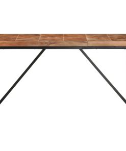 Blagovaonski stol 140 x 70 x 76 cm masivno drvo bagrema i manga