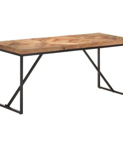 Blagovaonski stol 160 x 70 x 76 cm masivno drvo bagrema i manga