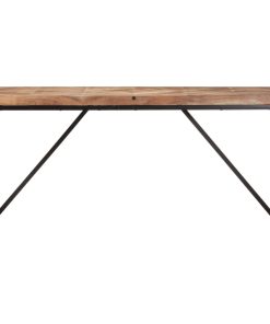 Blagovaonski stol 160 x 70 x 76 cm masivno drvo bagrema i manga