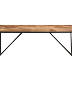 Blagovaonski stol 180 x 90 x 76 cm masivno drvo bagrema i manga