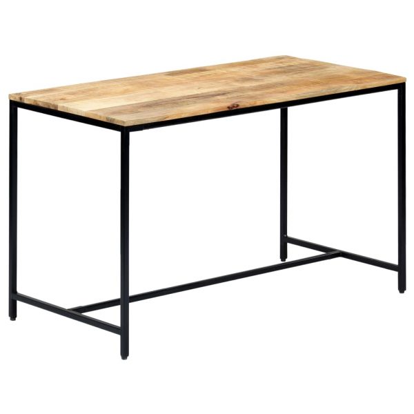 Blagovaonski stol od grubog masivnog drva manga 120x60x75 cm