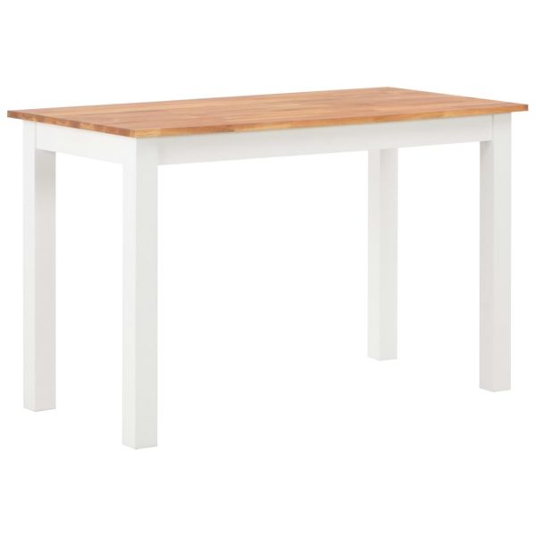 Blagovaonski stol od masivne hrastovine 120 x 60 x 74 cm