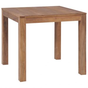 Blagovaonski stol od masivne tikovine 82 x 80 x 76 cm