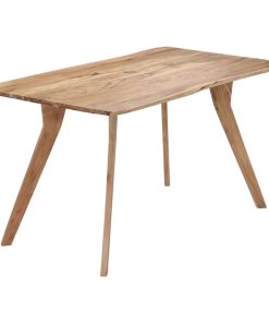 Blagovaonski stol od masivnog bagremovog drva 140 x 80 x 76 cm
