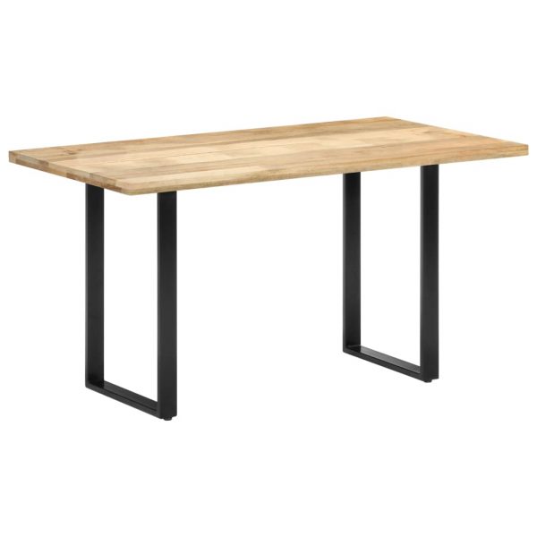 Blagovaonski stol od masivnog drva manga 140 x 70 x 76 cm