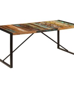 Blagovaonski stol od masivnog obnovljenog drva 180 x 90 x 75 cm