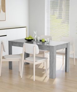 Blagovaonski stol siva boja betona 140x74