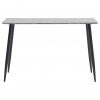 Blagovaonski stol sivi 120 x 60 x 75 cm MDF