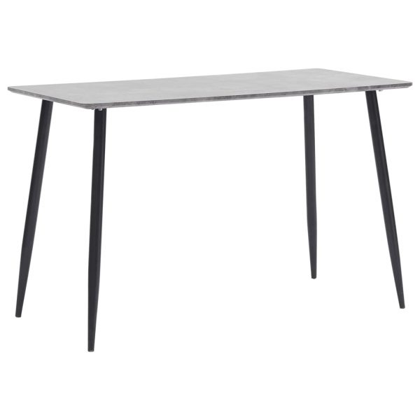 Blagovaonski stol sivi 120 x 60 x 75 cm MDF