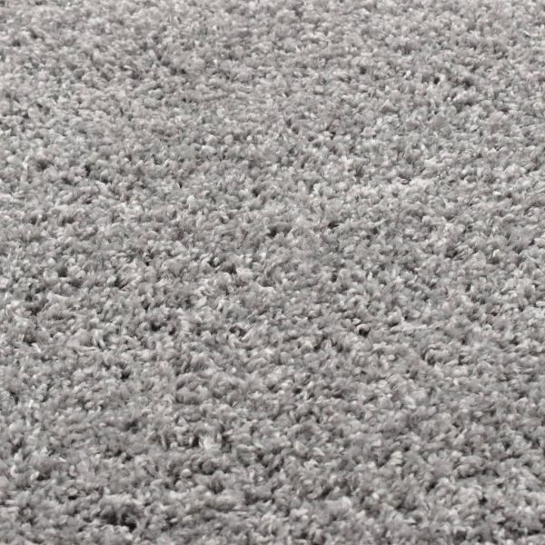 Čupavi ukrasni tepih 67 cm sivi