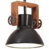 Industrijska viseća svjetiljka 25 W crna okrugla 19 cm E27