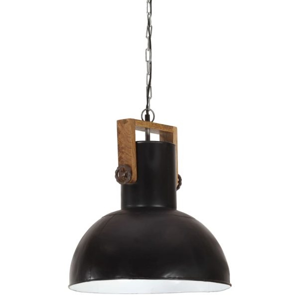 Industrijska viseća svjetiljka 25 W crna okrugla 42 cm E27