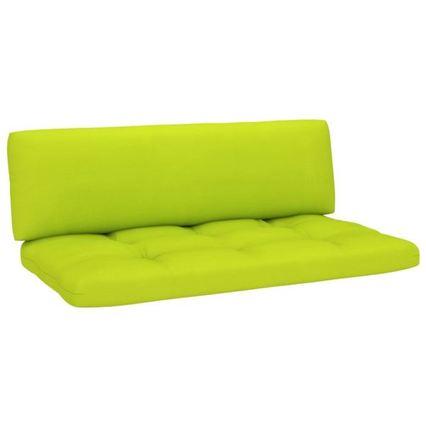 Jastuci za sofu od paleta 2 kom jarko zeleni
