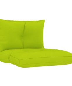 Jastuci za sofu od paleta 2 kom jarko zeleni od tkanine