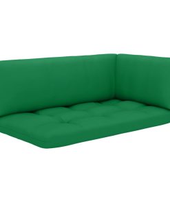 Jastuci za sofu od paleta 3 kom zeleni