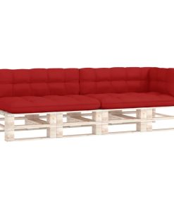 Jastuci za sofu od paleta 5 kom crveni
