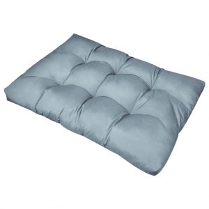 Jastuk za sjedalo presvučeni 120 x 80 x 10 cm sivi