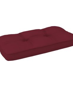 Jastuk za sofu od paleta crvena boja vina 80 x 40 x 12 cm