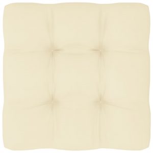 Jastuk za sofu od paleta krem 80 x 80 x 12 cm