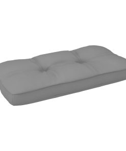 Jastuk za sofu od paleta sivi 80 x 40 x 12 cm