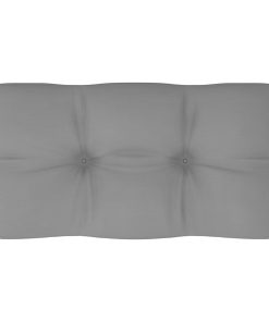 Jastuk za sofu od paleta sivi 80 x 40 x 12 cm