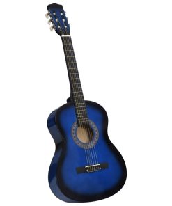 Klasična gitara za početnike i djecu plava 3/4 36"