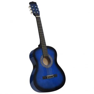 Klasična gitara za početnike i djecu plava 3/4 36"