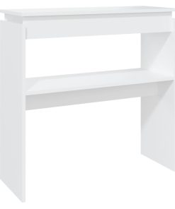 Konzolni stol bijeli 80 x 30 x 80 cm od iverice