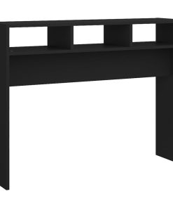 Konzolni stol crni 105 x 30 x 80 cm od iverice