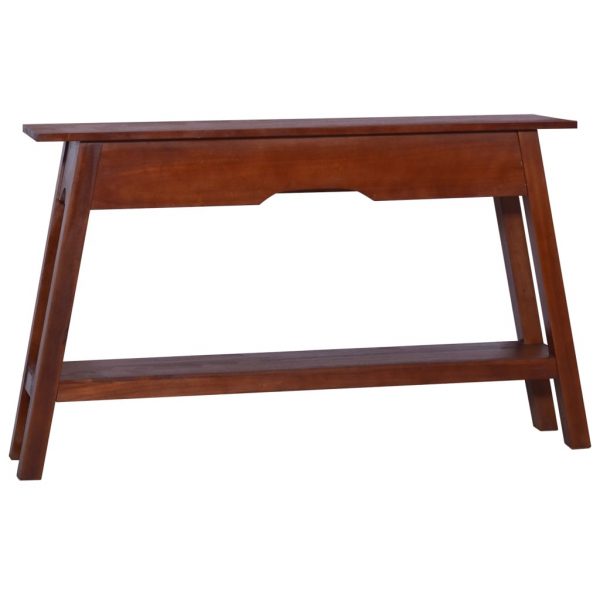 Konzolni stol klasični smeđi 120x30x75 cm od drva mahagonija