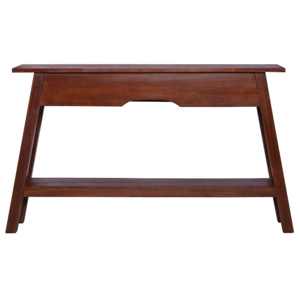 Konzolni stol klasični smeđi 120x30x75 cm od drva mahagonija