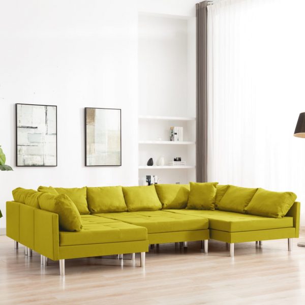 Modularna sofa od tkanine žuta