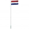 Nizozemska zastava s aluminijskim stupom 6 m