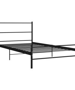 Okvir za krevet crni metalni 100 x 200 cm