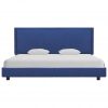 Okvir za krevet od tkanine plavi 180 x 200 cm
