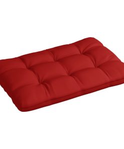 Paletni jastuk crveni 120 x 80 x 12 cm od tkanine