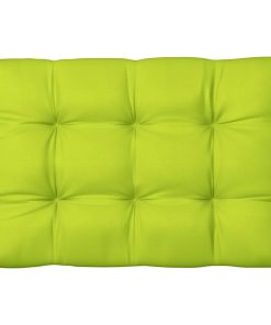 Paletni jastuk jarko zeleni 120 x 80 x 12 cm od tkanine