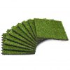 Pločice umjetne trave 10 kom 30 x 30 xm zelene