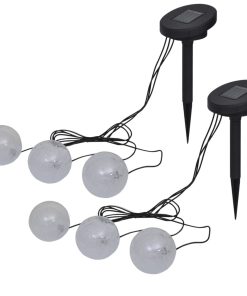 Plutajuće LED svjetiljke za ribnjake i bazene 6 kom
