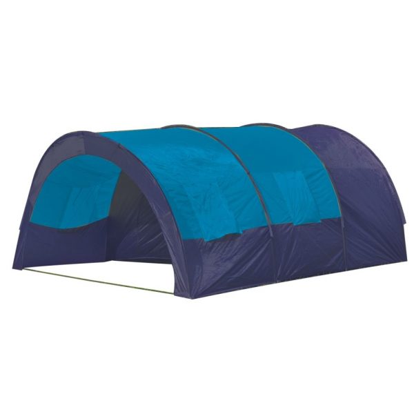 Poliesterski šator za kampiranje za 6 osoba tamno plavi
