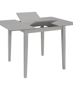 Produživi blagovaonski stol sivi (80 - 120) x 80 x 74 cm MDF