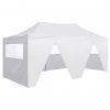 Profesionalni sklopivi šator za zabave 3 x 6 m čelični bijeli