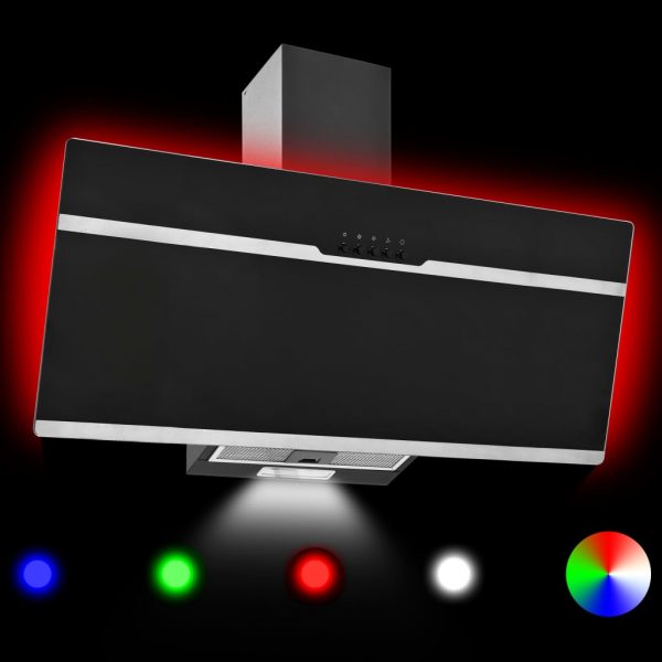 RGB napa LED 90 cm od nehrđajućeg čelika i kaljenog stakla