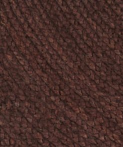 Ručno rađeni tepih od jute okrugli 120 cm smeđi